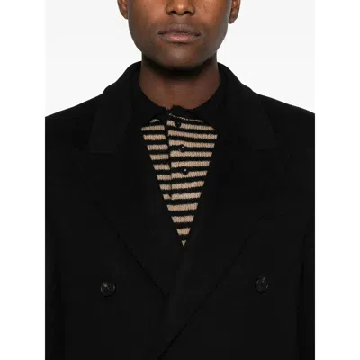 Tonywack Fabric Coats In Black