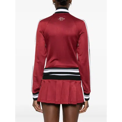Off-white Red Sport Jacket With Zip And Logo In Red