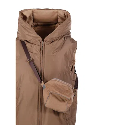Max Mara The Cube Fabric Jackets In Gold