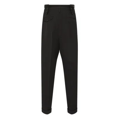 Dsquared2 X Magliano Smoking Trousers In Black