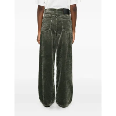 Bellerose Belt Loop Casual Pants In Green