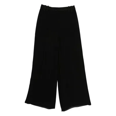 Stella Maxwell For Marella Fabric Pants In Black