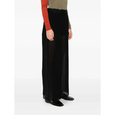 Stella Maxwell For Marella Fabric Pants In Black