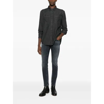 Dondup Fabric Shirts In Green