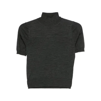 Goes Botanical Fabric Sweaters In Black
