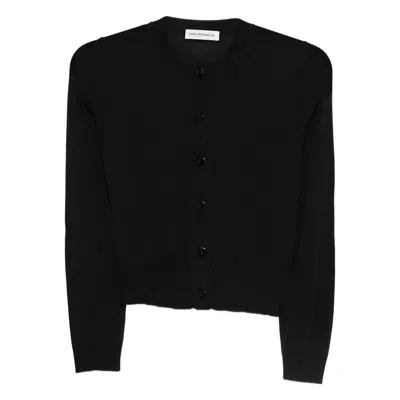 Goes Botanical Fabric Sweaters In Black