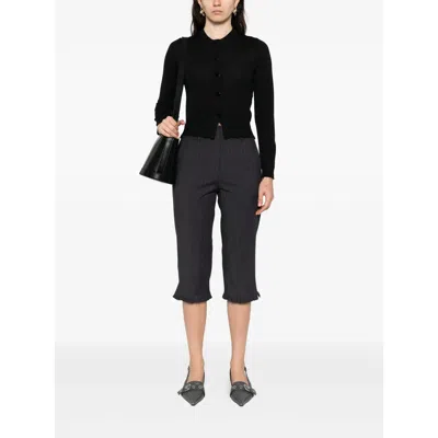 Goes Botanical Fabric Sweaters In Black