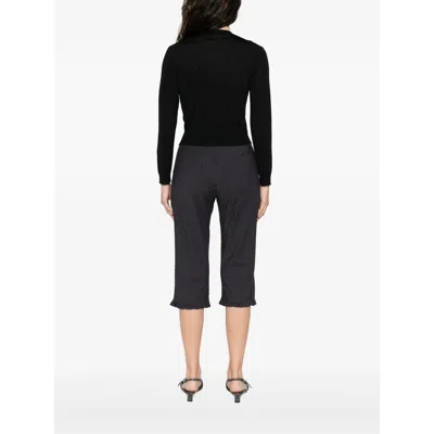 Goes Botanical Fabric Sweaters In Black
