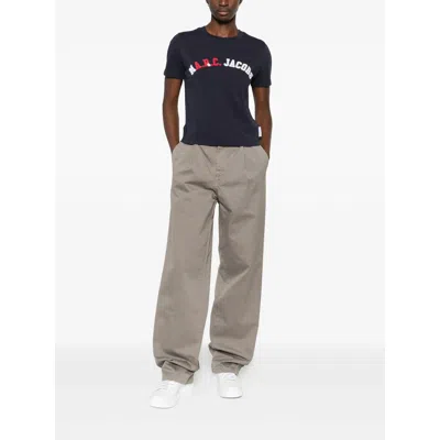 A.p.c. X Marc Jacobs Fabric T Shirts In Blue