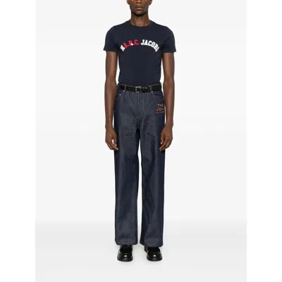 A.p.c. X Marc Jacobs Fabric T Shirts In Blue