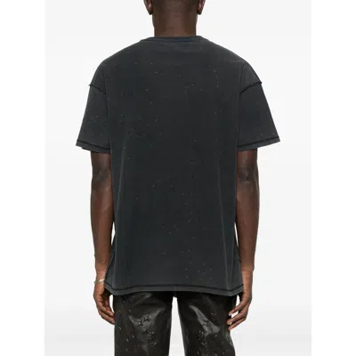 Purple Brand Fabric T Shirts In Black