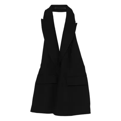 Stella Maxwell For Marella Fabric Tops In Black