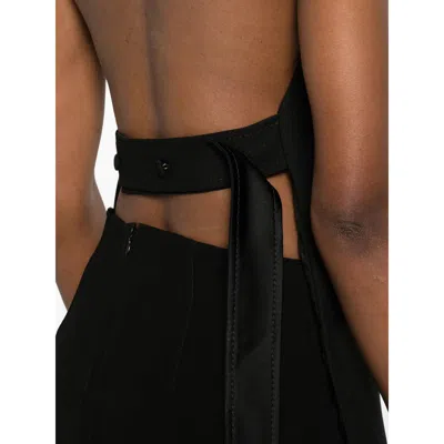 Stella Maxwell For Marella Fabric Tops In Black