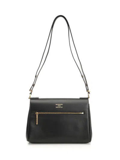 Balenciaga Flap Bel Air Shoulder Bags Black