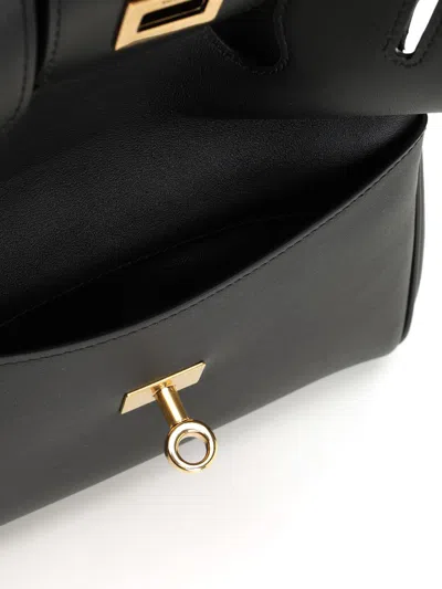 Balenciaga Flap Bel Air Shoulder Bags Black