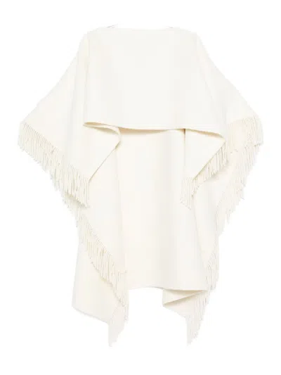 Totême Toteme Fringed Wool-blend Poncho