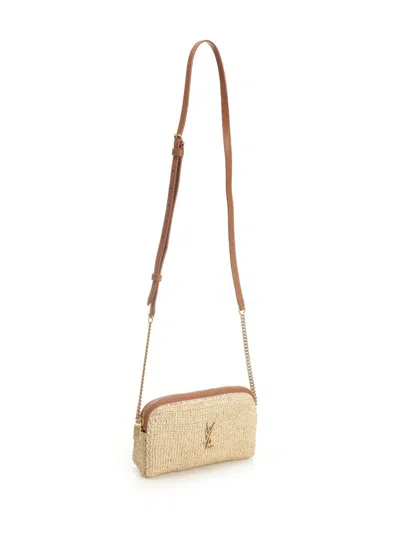 Saint Laurent Gaby Crossbody Bags Beige In Neutral