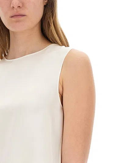 Theory Top In Georgette In Black