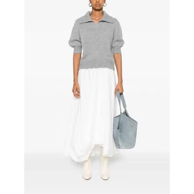 Lisa Yang Gray Sweaters In Gray