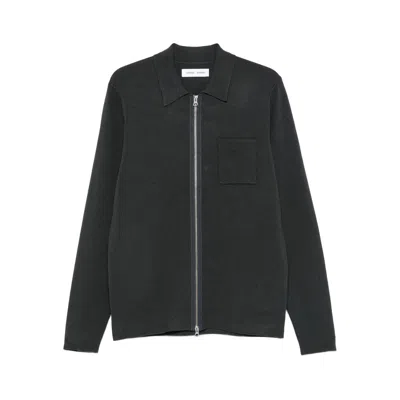 Samsoe & Samsoe Zip-up Cardigan In Black