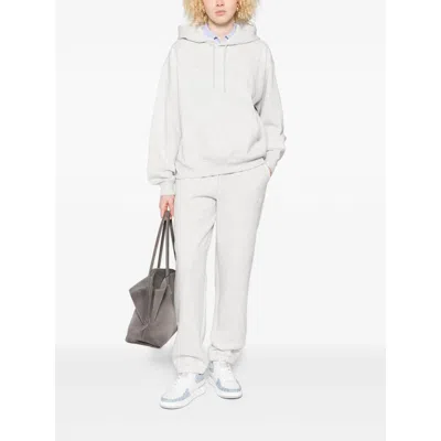 New Balance Gray Sweatshirts In White