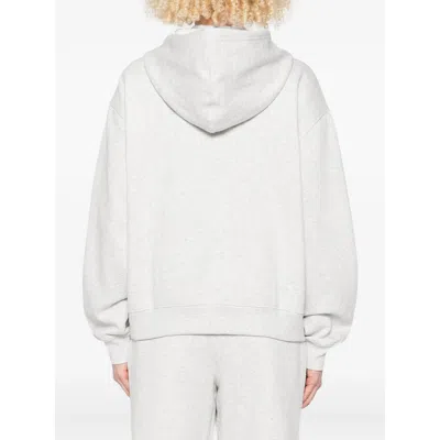 New Balance Gray Sweatshirts In White