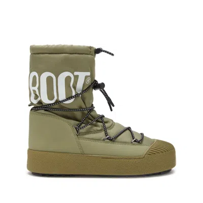 Moon Boot Mb Mrack Polar Ankle Boots In Green Nylon In Green