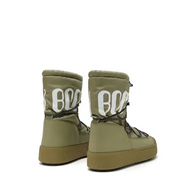 Moon Boot Mb Mrack Polar Ankle Boots In Green Nylon In Green