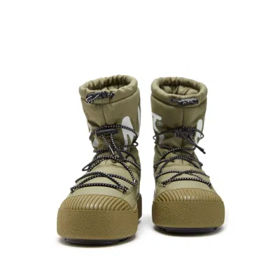 Moon Boot Mb Mrack Polar Ankle Boots In Green Nylon In Green
