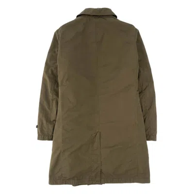 Aspesi Buttoned Cotton Coat In Green