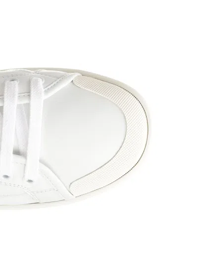 Saint Laurent Low-top Lace-up Sneakers In White