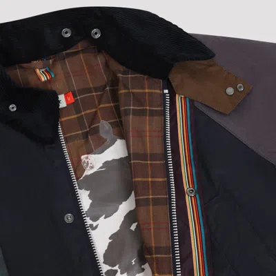 Barbour X Paul Smith Jackets Multicolour In Black