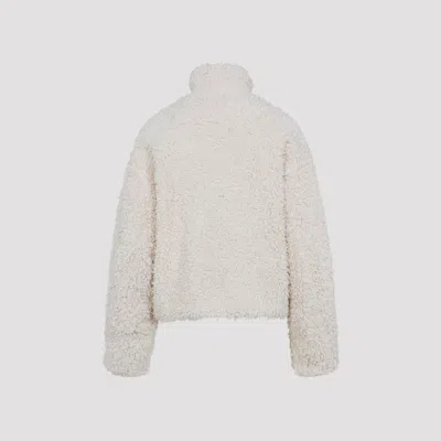 Jil Sander Zip Up 173 Gd Ivory Cotton Jacket In White