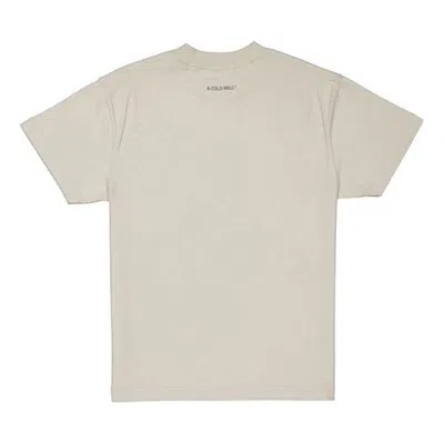 A-cold-wall* Prose Cotton T-shirt 'bone' In Brown