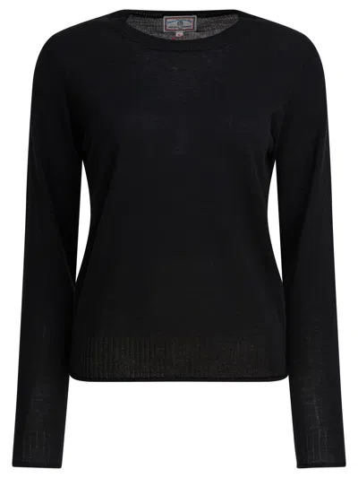 Ines De La Fressange Ribbed Sweater In Black