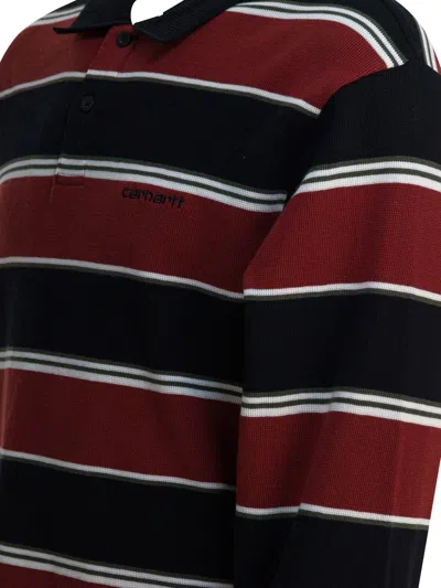 Carhartt Malone Long-sleeved Rugby Polo T-shirt In Multi