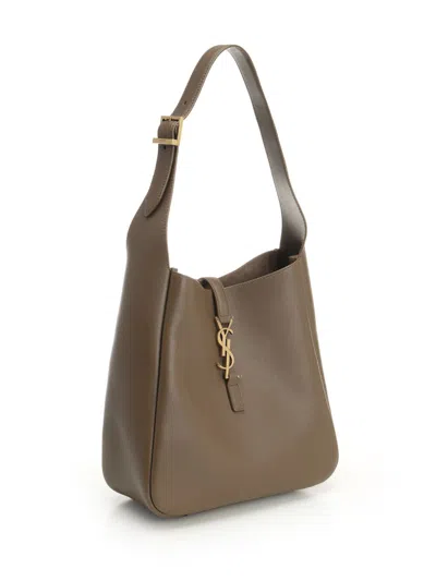 Saint Laurent Le 5 À 7 Shoulder Bags Brown