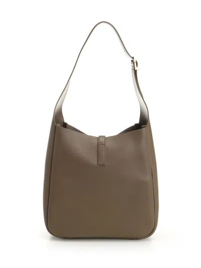 Saint Laurent Le 5 À 7 Shoulder Bags Brown