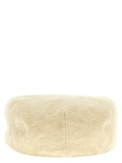 Jacquemus Valerie Soft Texture Beret Hat In Brown