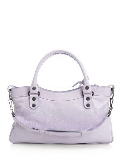 Balenciaga Le City First Handbags Violet