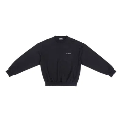 Balenciaga Crewneck Sweatshirt Regular Fit 'black'