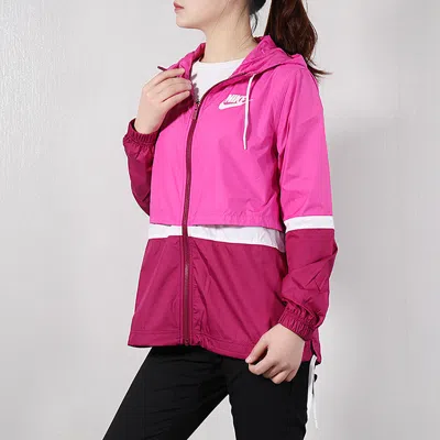 Nike (wmns)  Colorblock Hooded Track Jacket Purple Red Violet