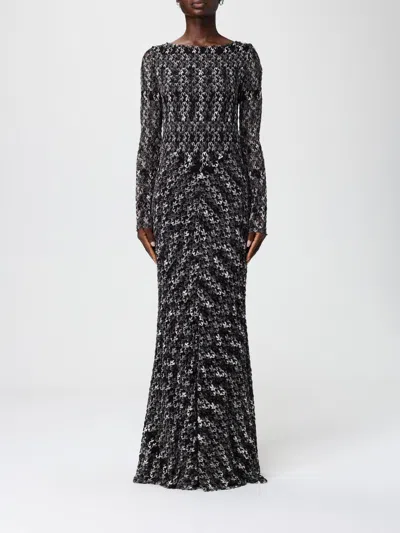 Missoni Long Lace Dress In Black