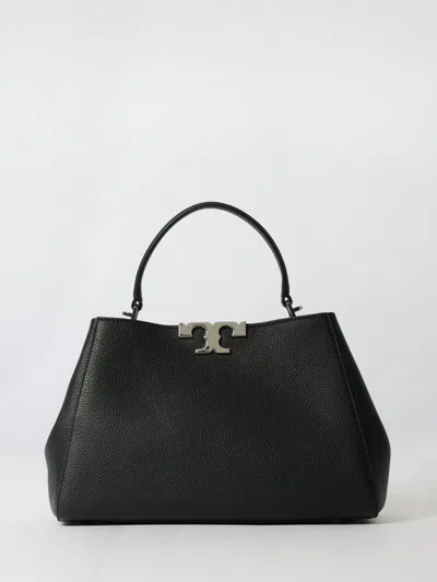 Tory Burch Eleanor Mini Leather Handbag In Black