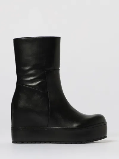 Paloma Barceló Ankle Boots With Internal Wedge Heel In Black