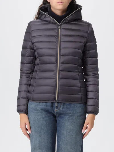 Save The Duck Jacket  Woman Color Grey In Black