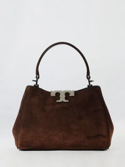 Tory Burch Mini Bag Eleanor In Suede In Brown