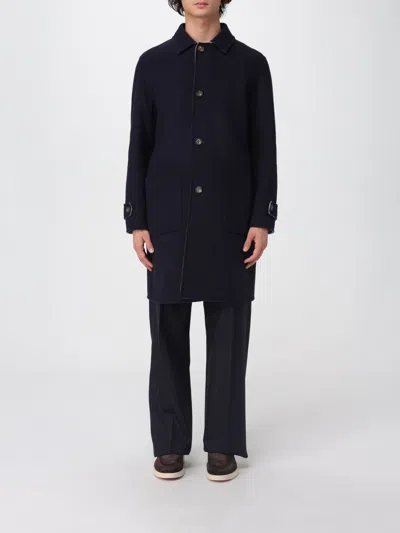 Eleventy Reversible Coat With Back Vent Detail In Gray