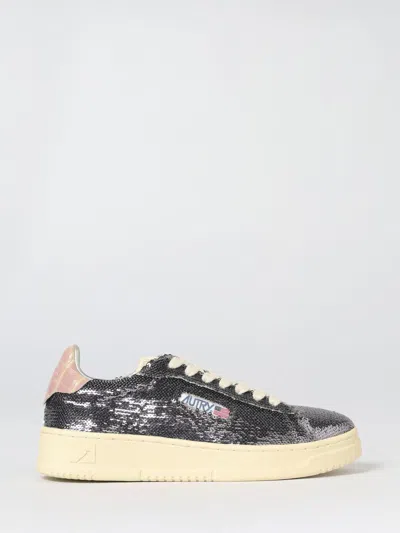 Autry "dallas Low Sparkling" Sneaker In Brown