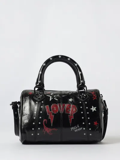 Zadig & Voltaire Womens Black Xs Sunny Vibe Punk Patent-leather Handbag In Black